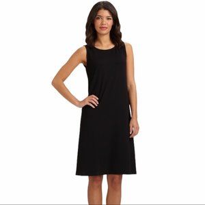 Eileen Fisher Black Jersey Shift Dress
